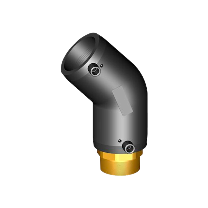 Отвод 45° электросварной D50x1"1/2 НР/ВР SDR11 Eurostandard