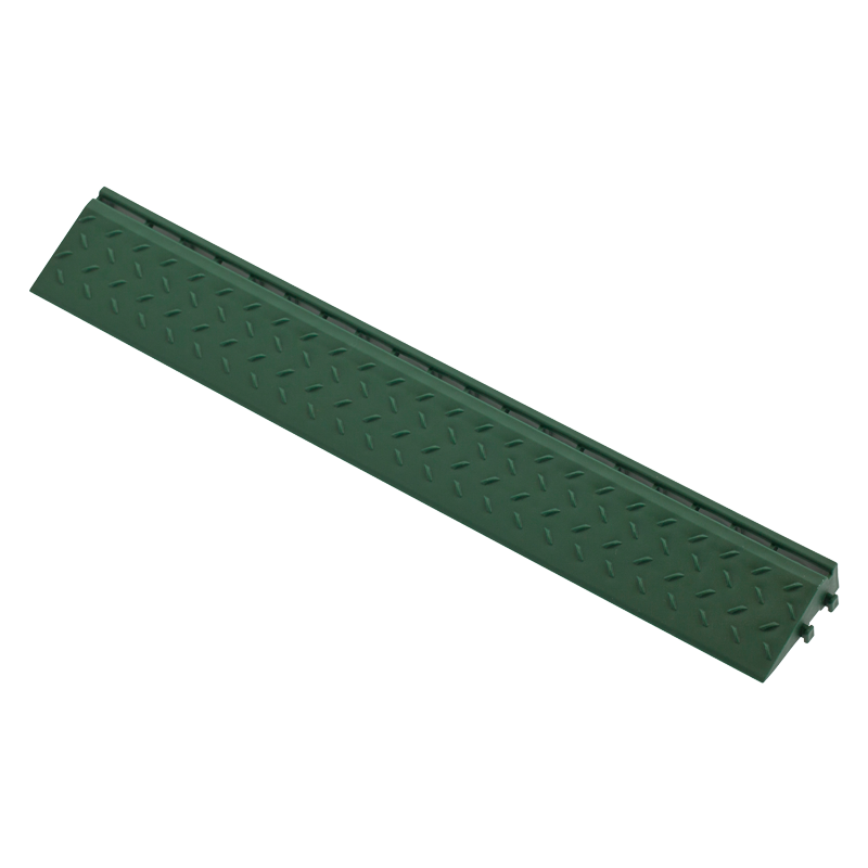 Обрамление решетки боковое с пазами Альта-Профиль Зеленый