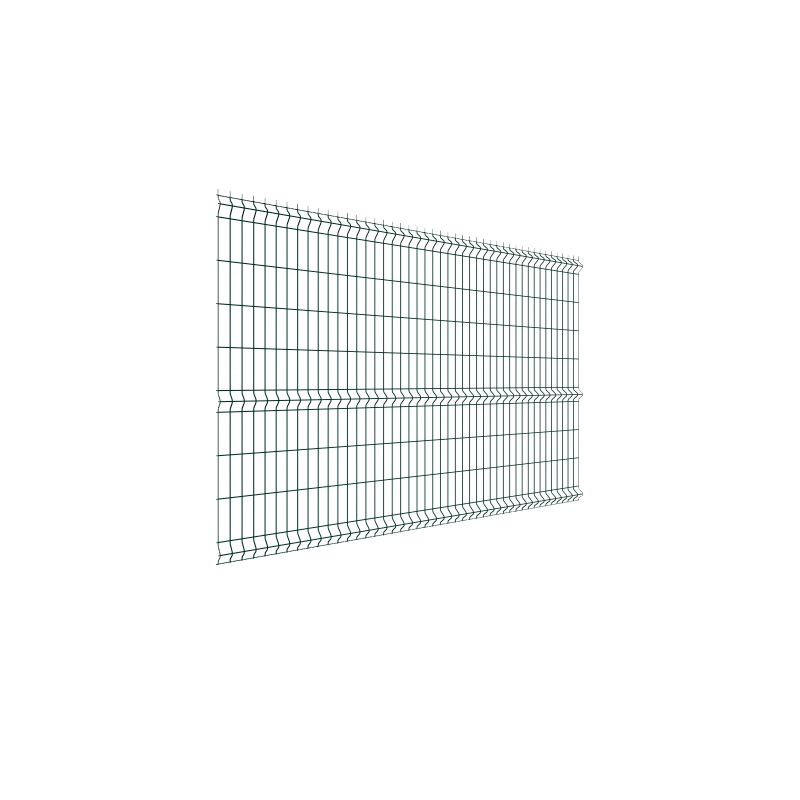 Панель ограждения сварная Grand Line 3D Medium PE RAL6005 ячейка 55x200 2500x1730 мм