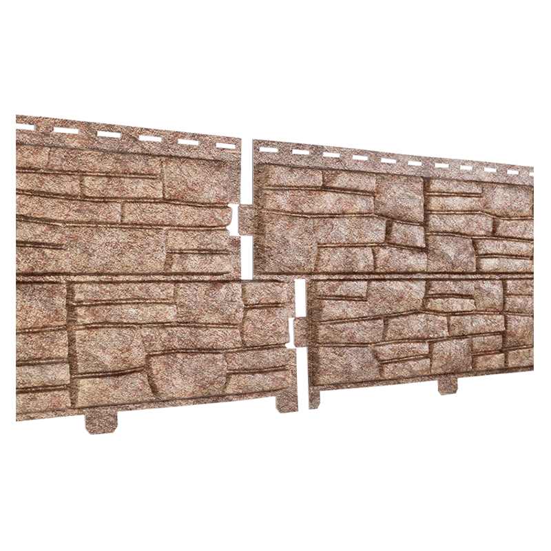 Фасадная панель Ю-Пласт StoneHouse Сланец Бурый
