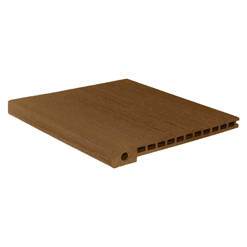 Ступень пустотелая CM Decking BARK/MIX/ROBUST ДПК текстура дерева Тик, 3000x305x25 мм