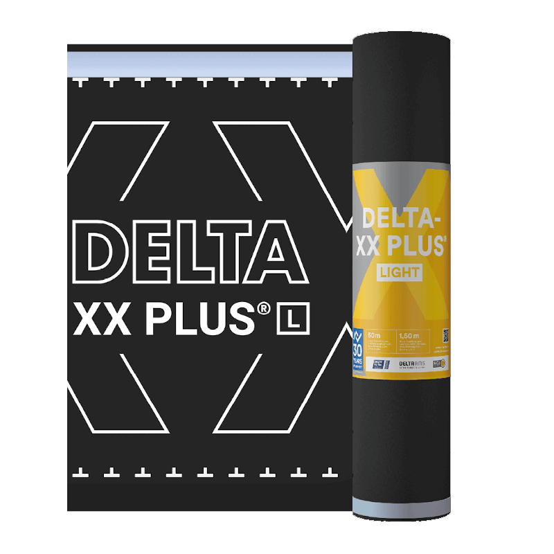 Мембрана DELTA XX PLUS Light гидроизоляционная диффузионная 120 г/м² 75 м²